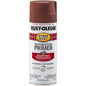 12 OZ Stops Rust Automotive Primer Spray - Flat Red