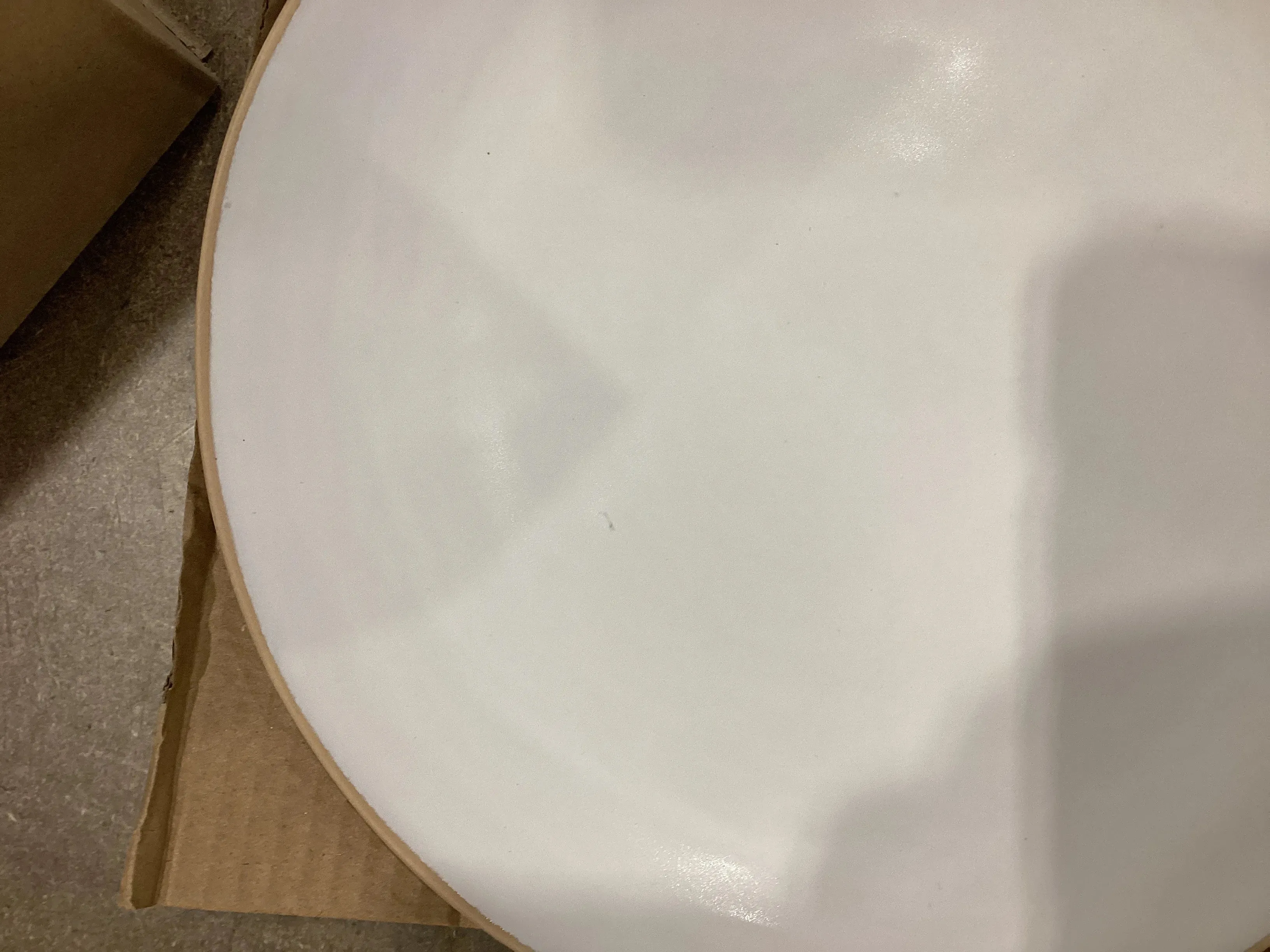12pc Stoneware Wethersfield Artisan Dinnerware Set White