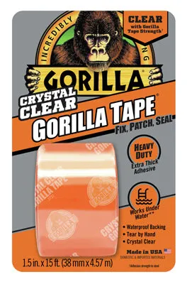 15 FT Crystal Clear Gorilla Tape