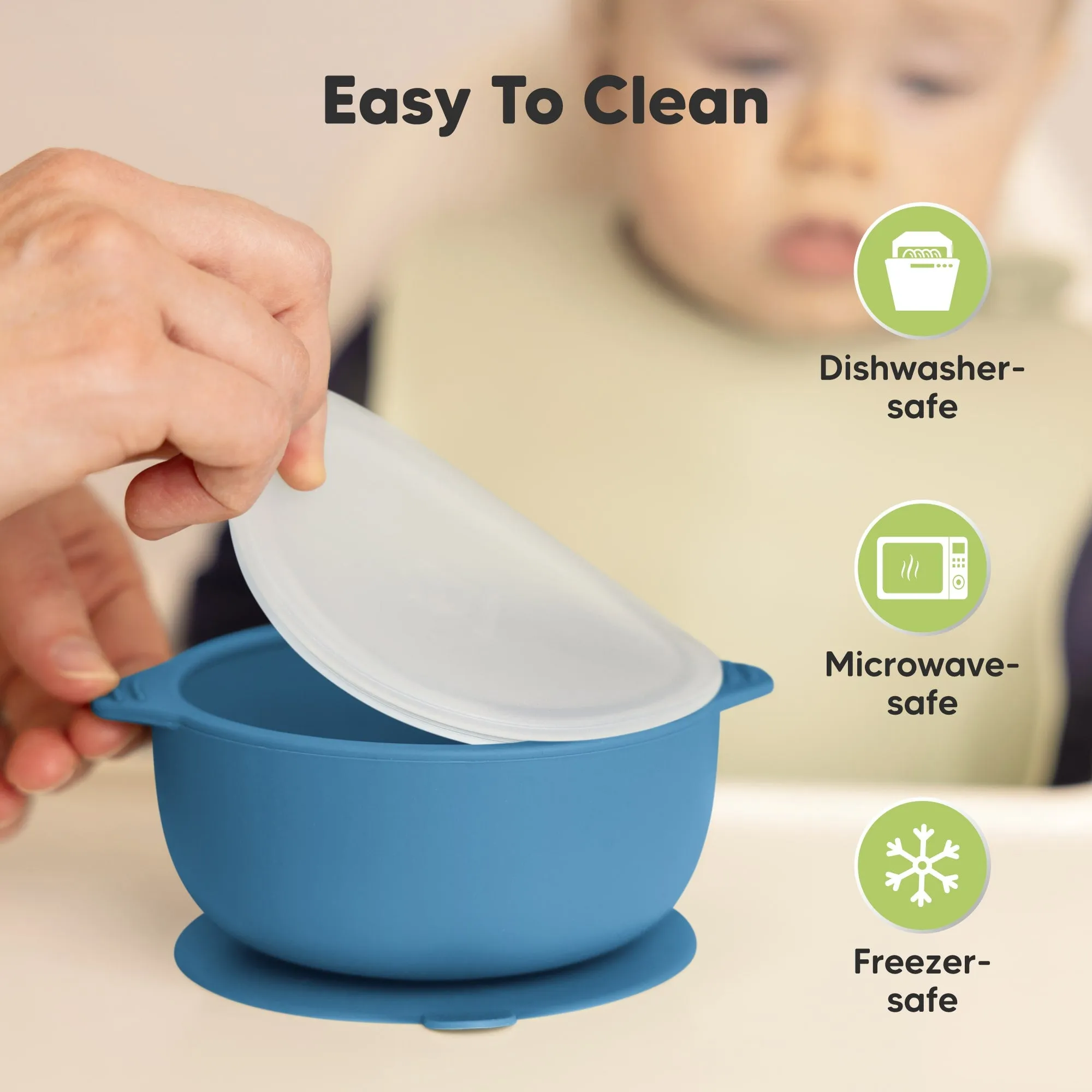 2-Pack Prep Silicone Suction Bowls (Kea)
