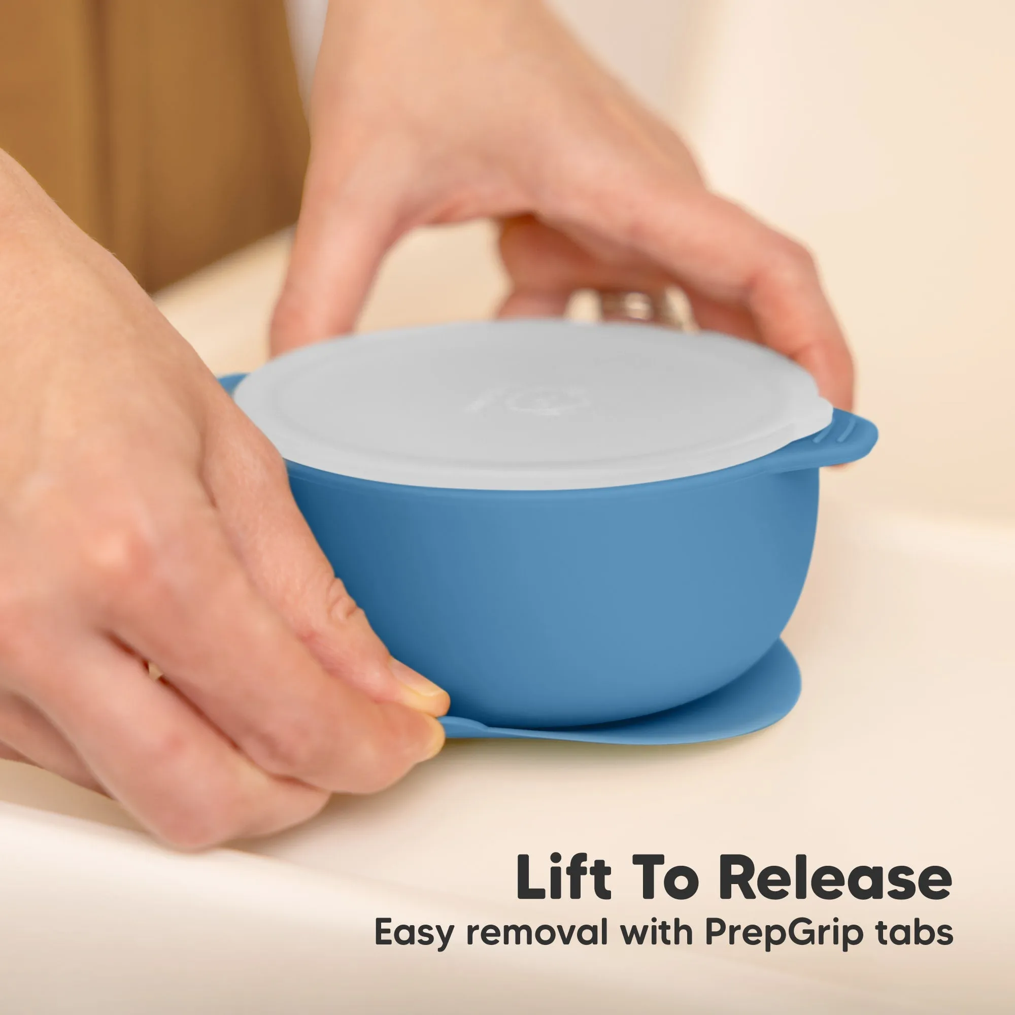 2-Pack Prep Silicone Suction Bowls (Kea)