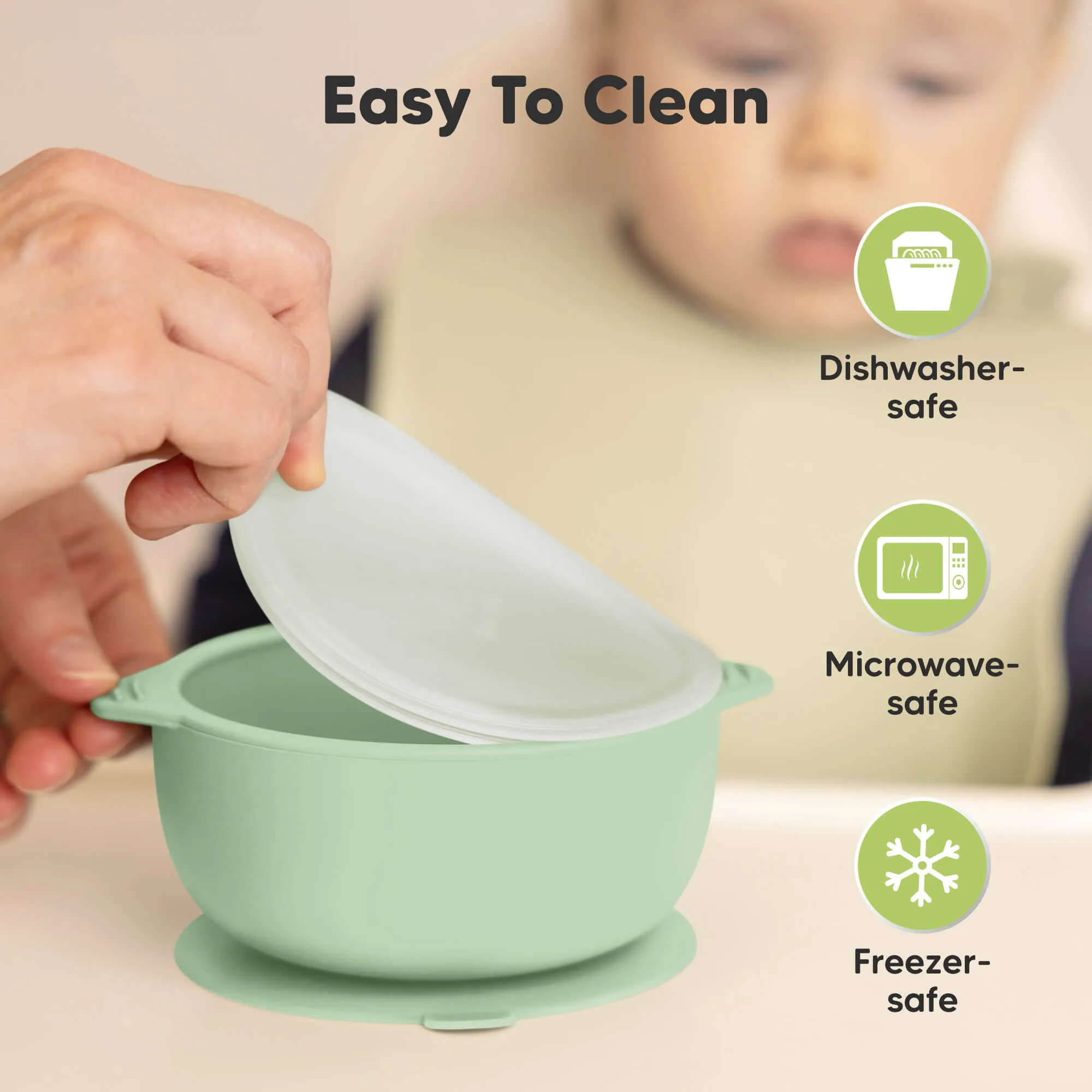 2-Pack Prep Silicone Suction Bowls (Mellow)