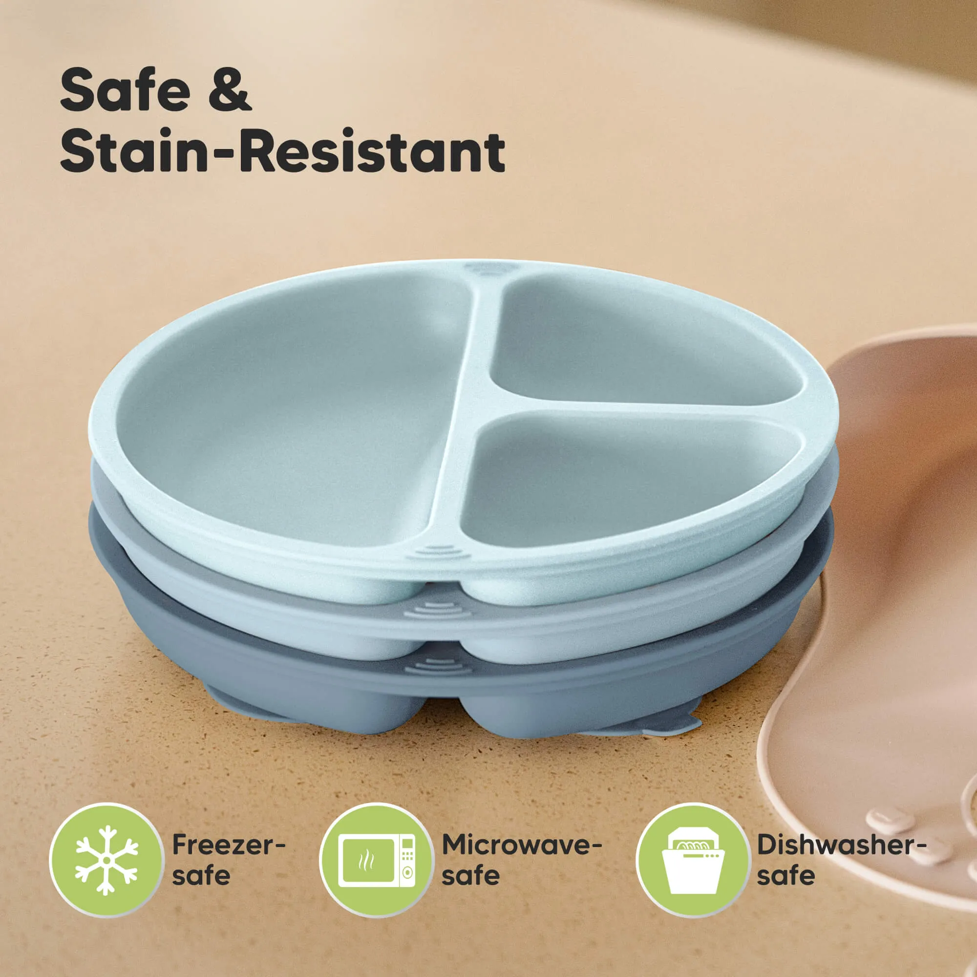 3-Pack Prep Silicone Suction Plates (Alps)