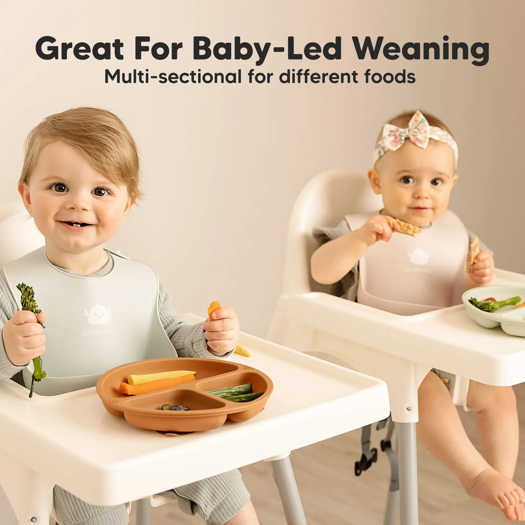 3-Pack Prep Silicone Suction Plates (Forest)