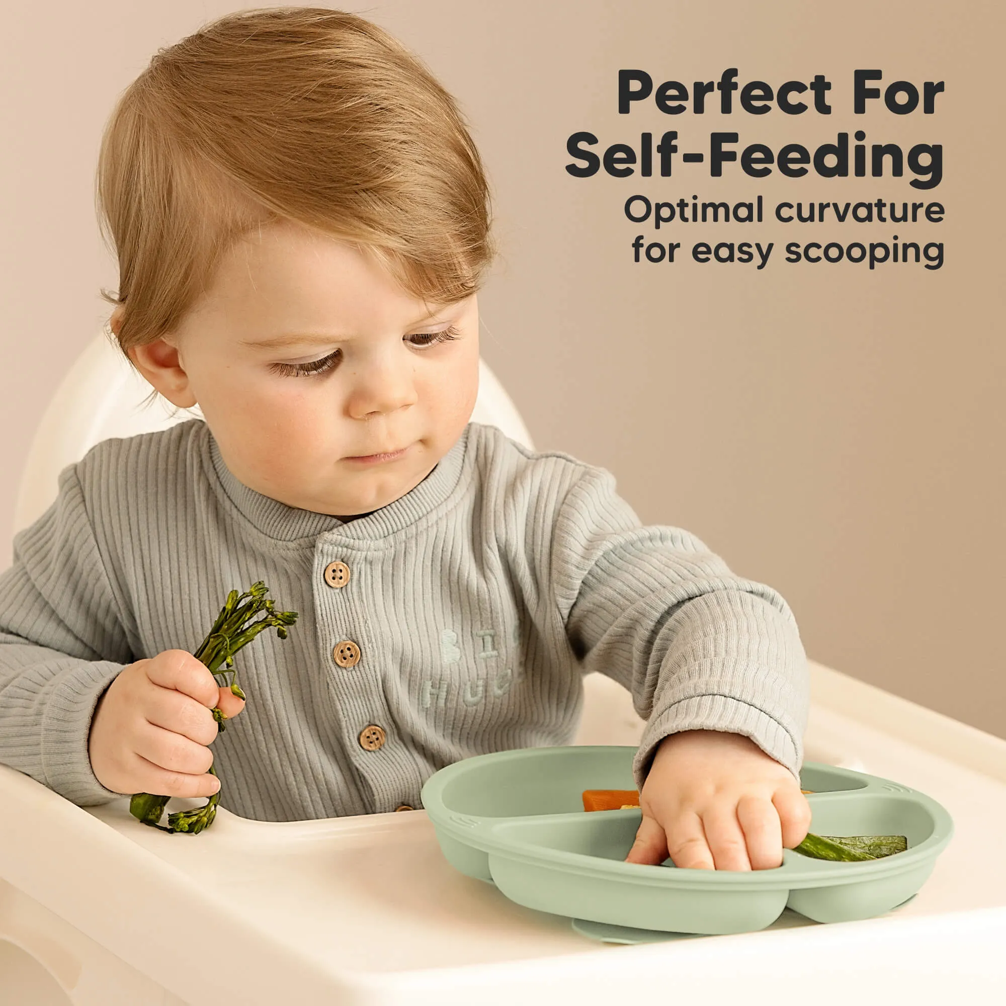 3-Pack Prep Silicone Suction Plates (Forest)