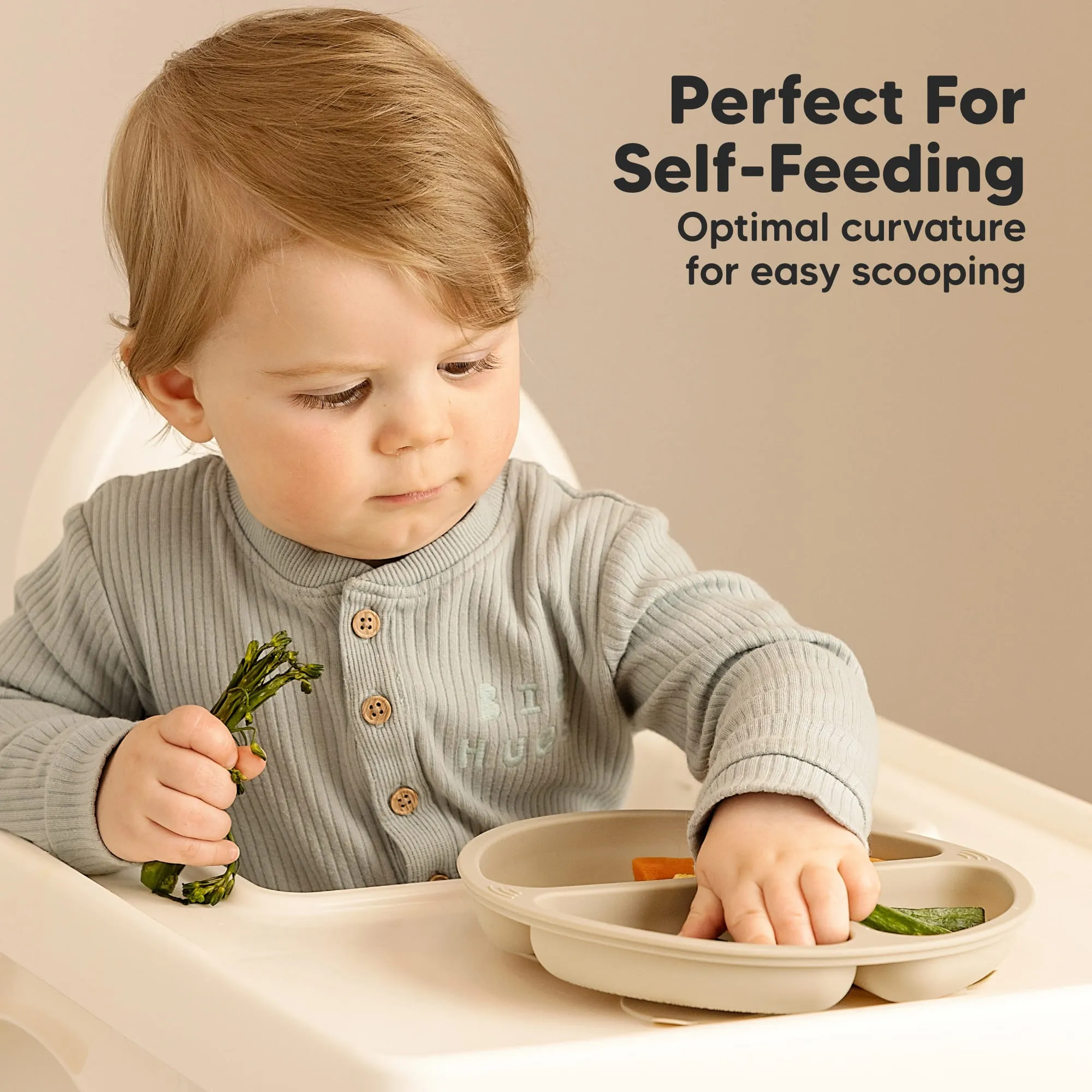 3-Pack Prep Silicone Suction Plates (Harvest)