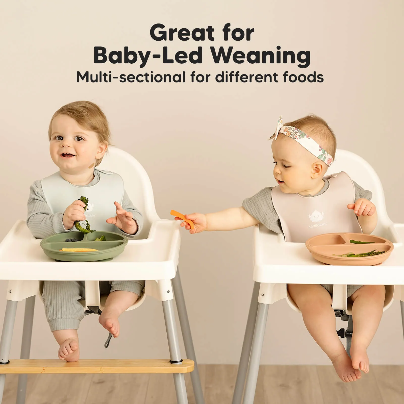 3-Pack Prep Silicone Suction Plates (Kea)
