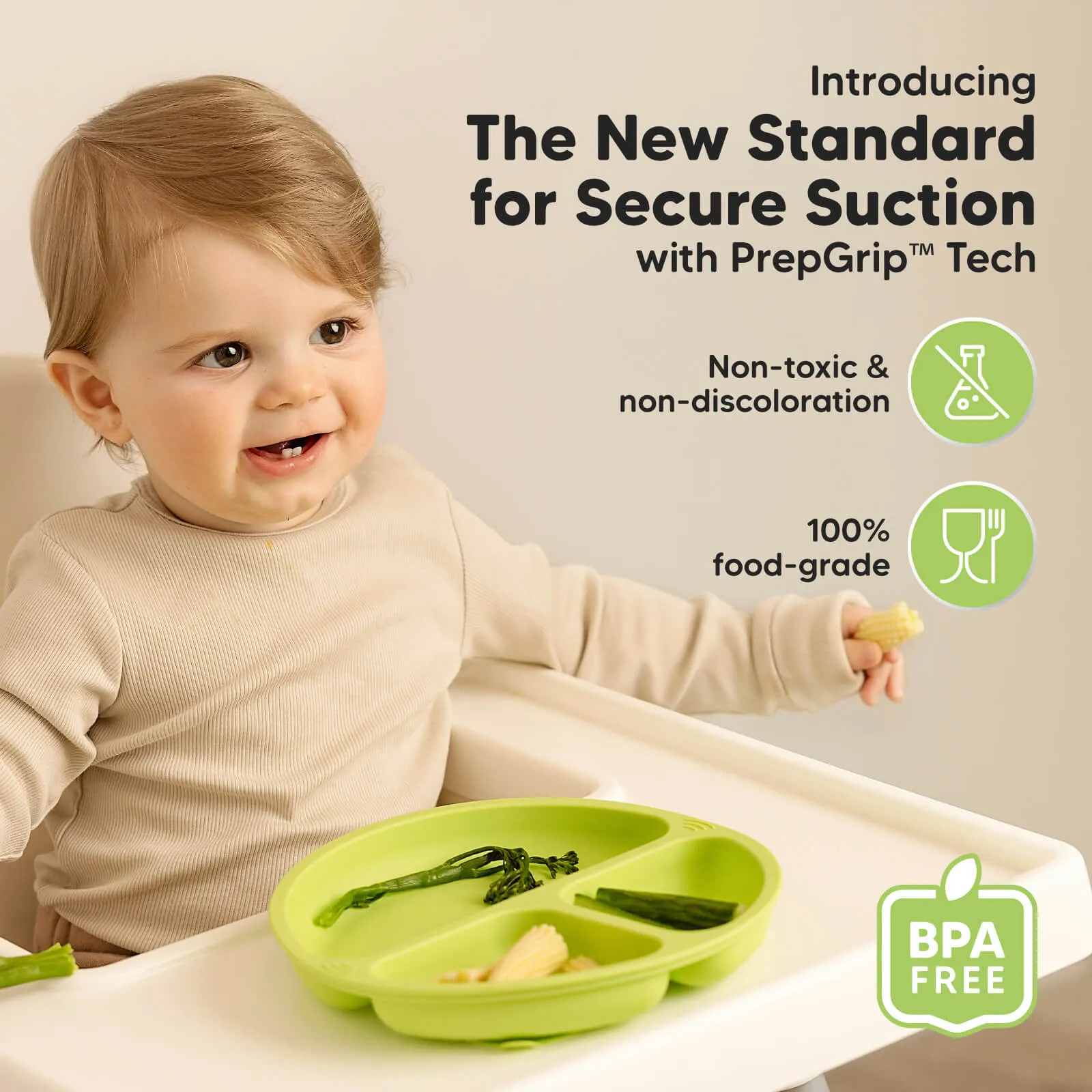 3-Pack Prep Silicone Suction Plates (Kea)