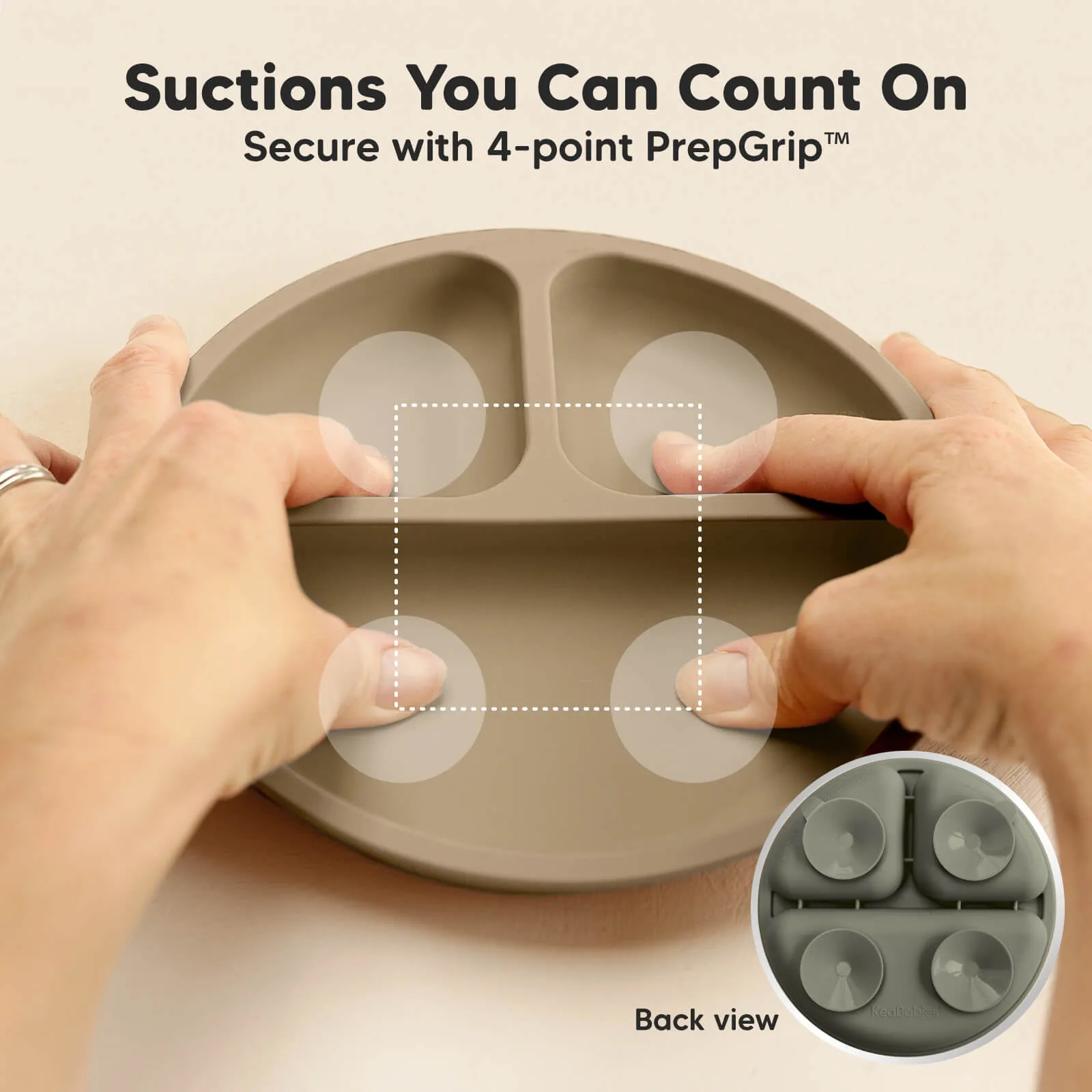 3-Pack Prep Silicone Suction Plates (Marsh)