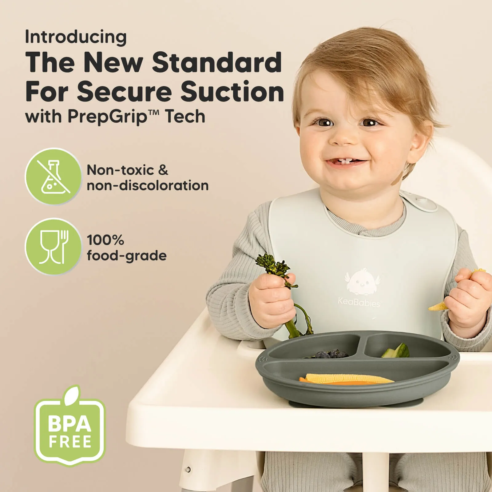 3-Pack Prep Silicone Suction Plates (Marsh)