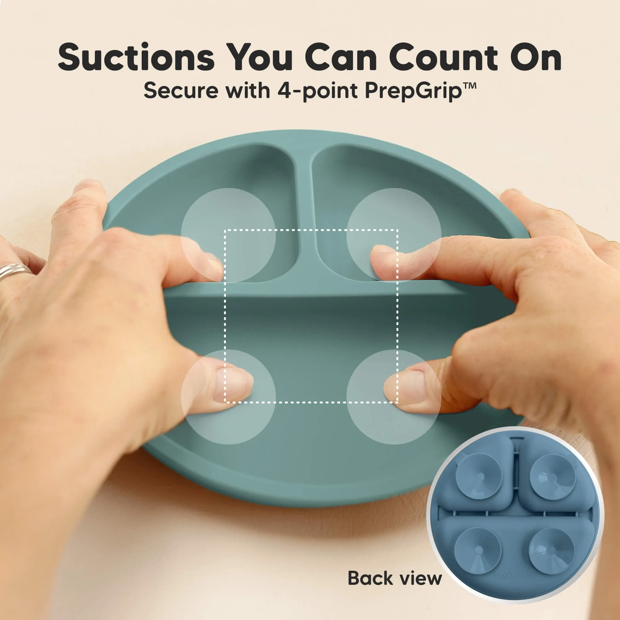 3-Pack Prep Silicone Suction Plates (Quantum)