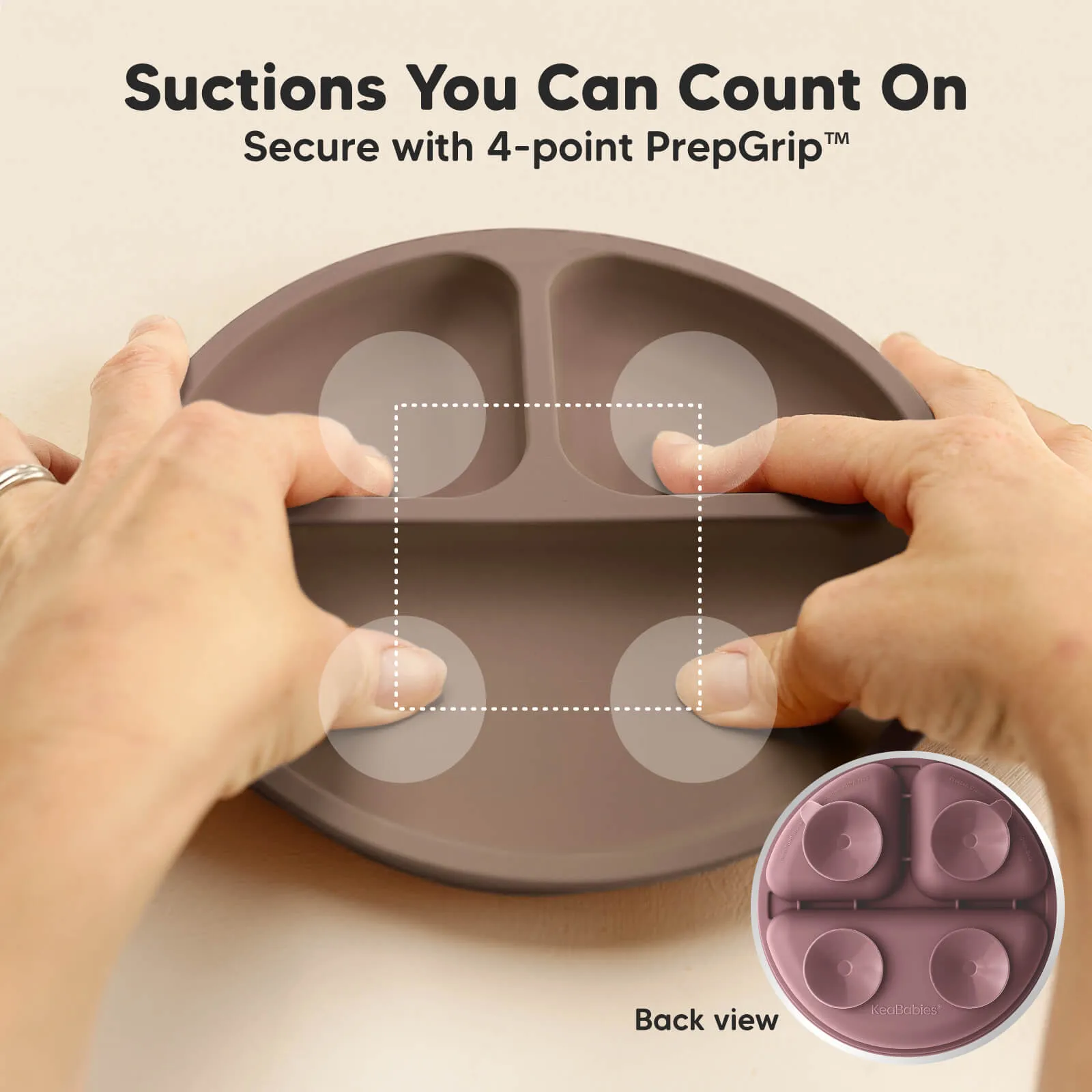 3-Pack Prep Silicone Suction Plates (Rocky)