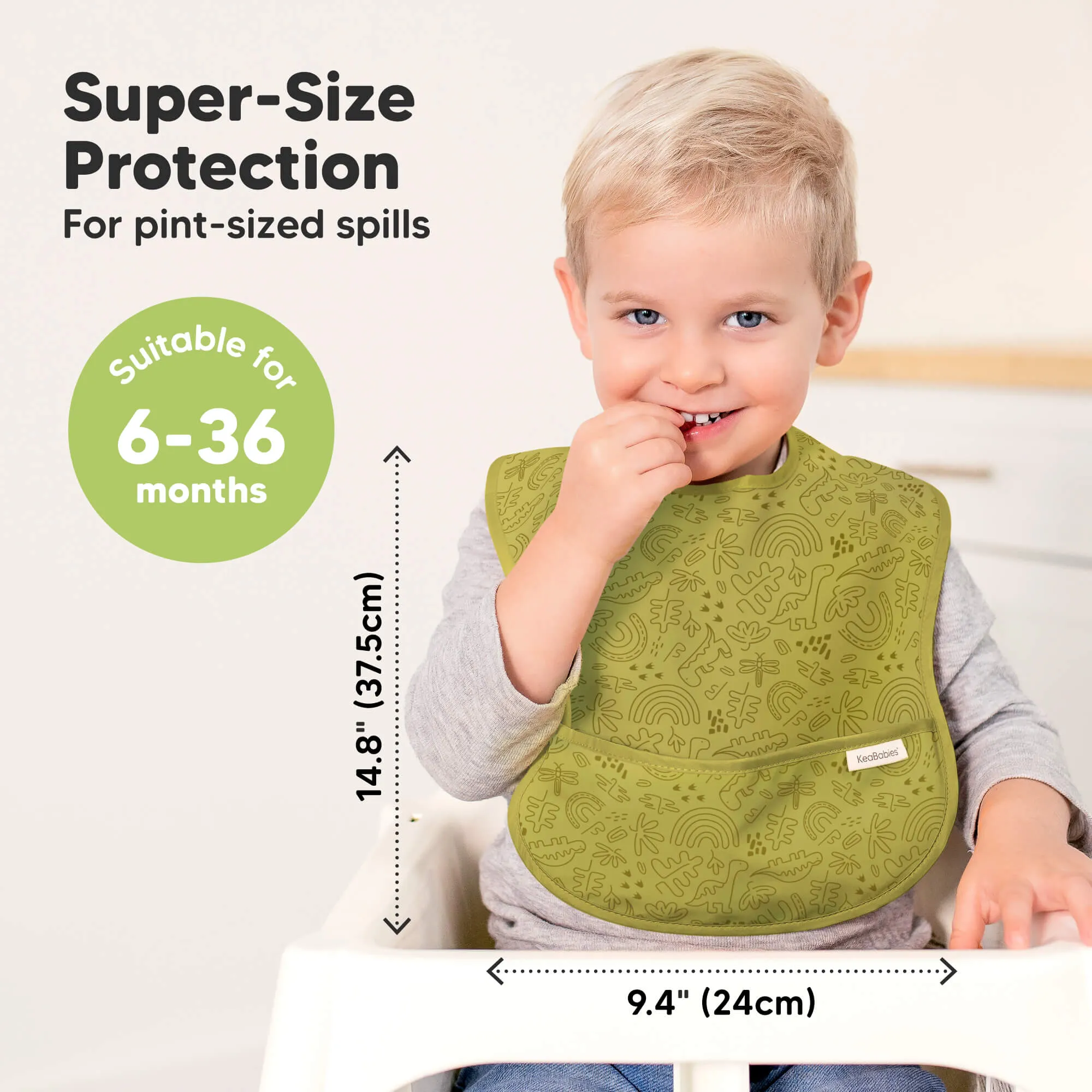 3-Pack Presto Waterproof Bibs (Mesozoic)