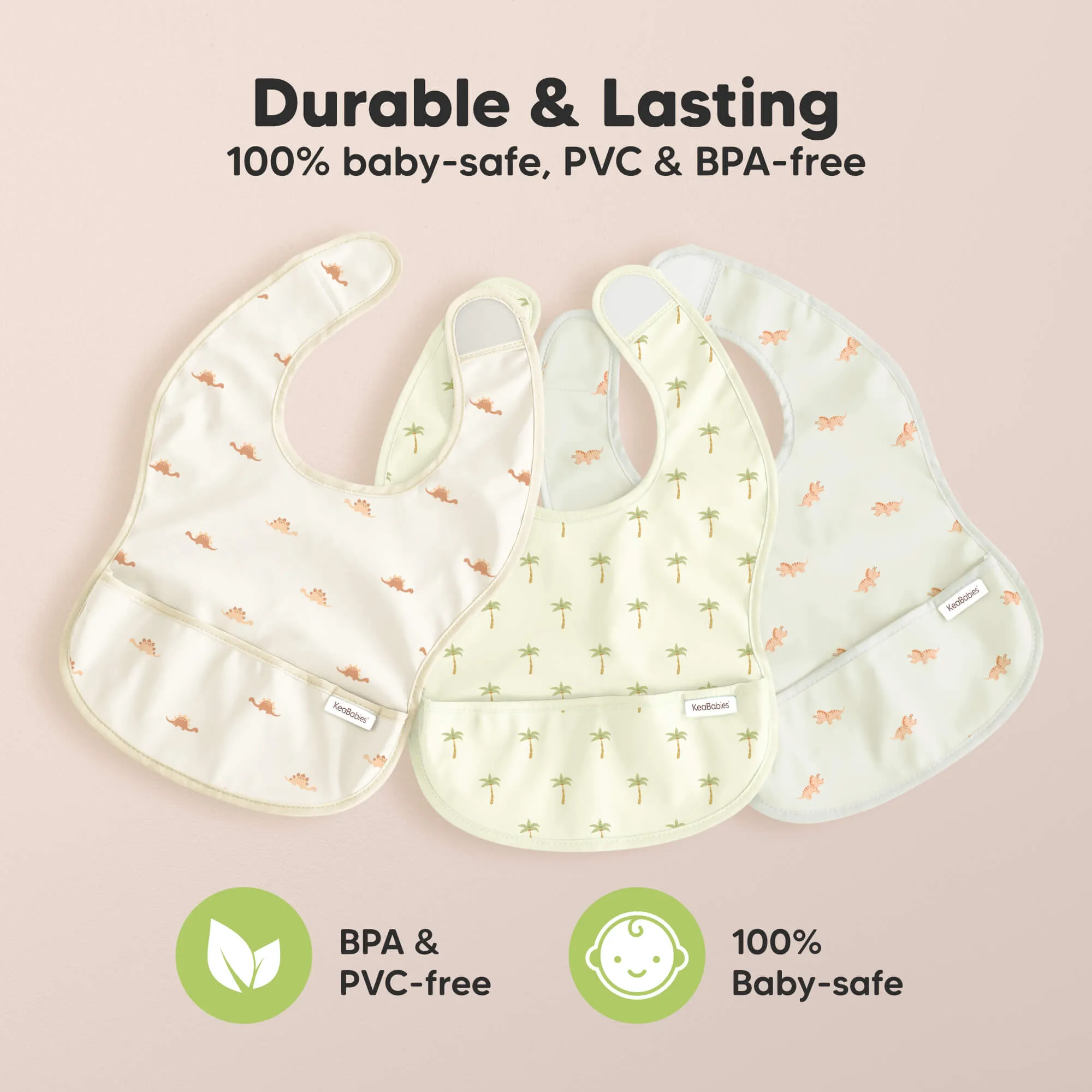3-Pack Presto Waterproof Bibs (Mesozoic)