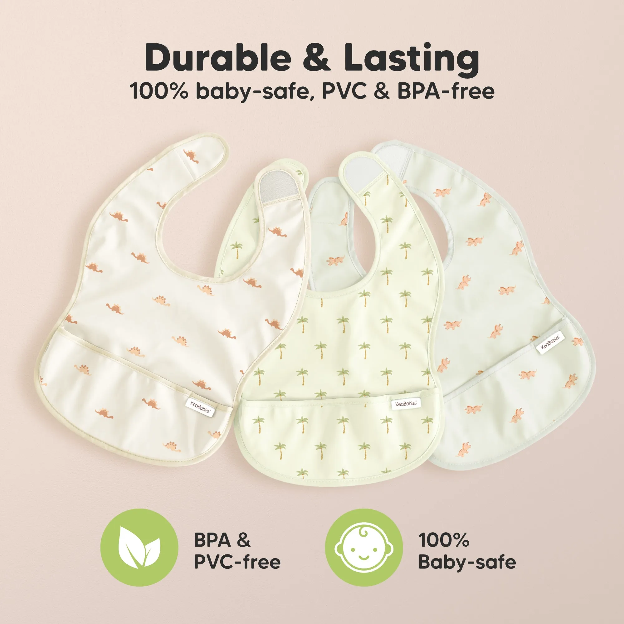 3-Pack Presto Waterproof Bibs (Toy Land)