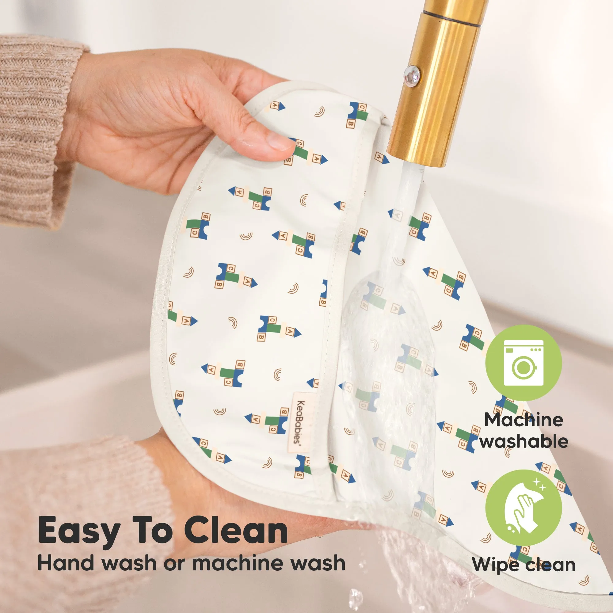 3-Pack Presto Waterproof Bibs (Toy Land)