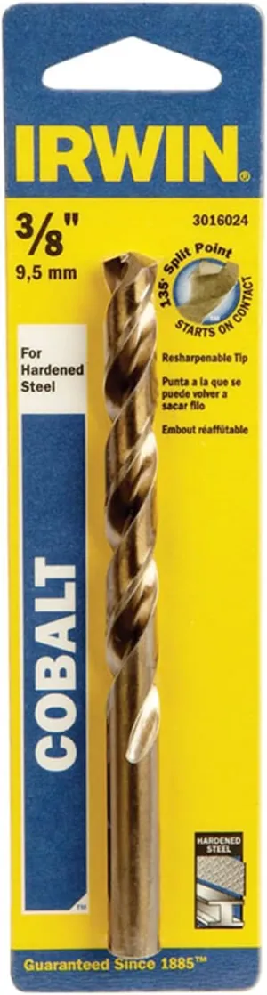 3/8 X 5 HSS Jobber Length Cobalt Drill Bit