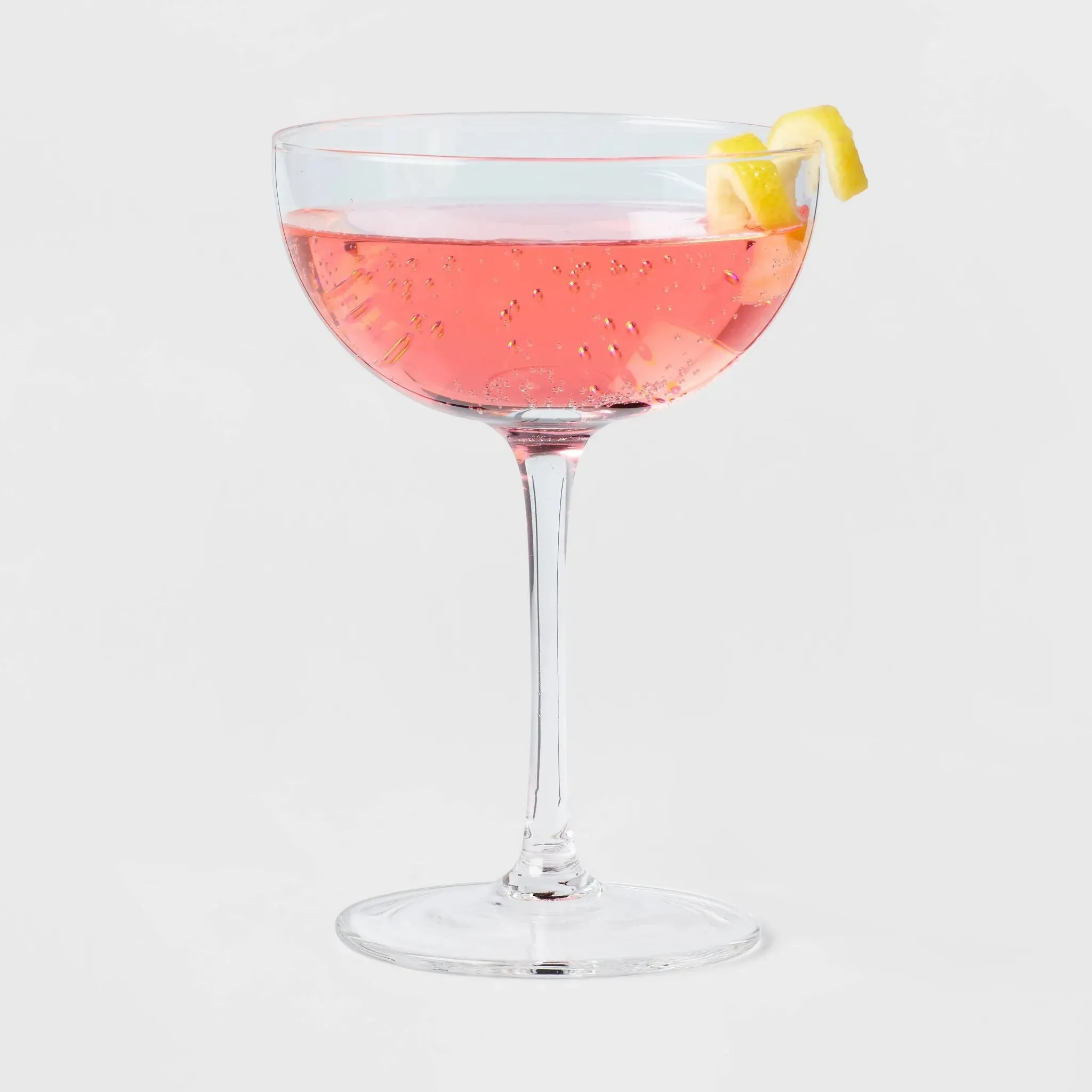 6oz 4pk Glass Entertaining Cocktail Coupe Glasses