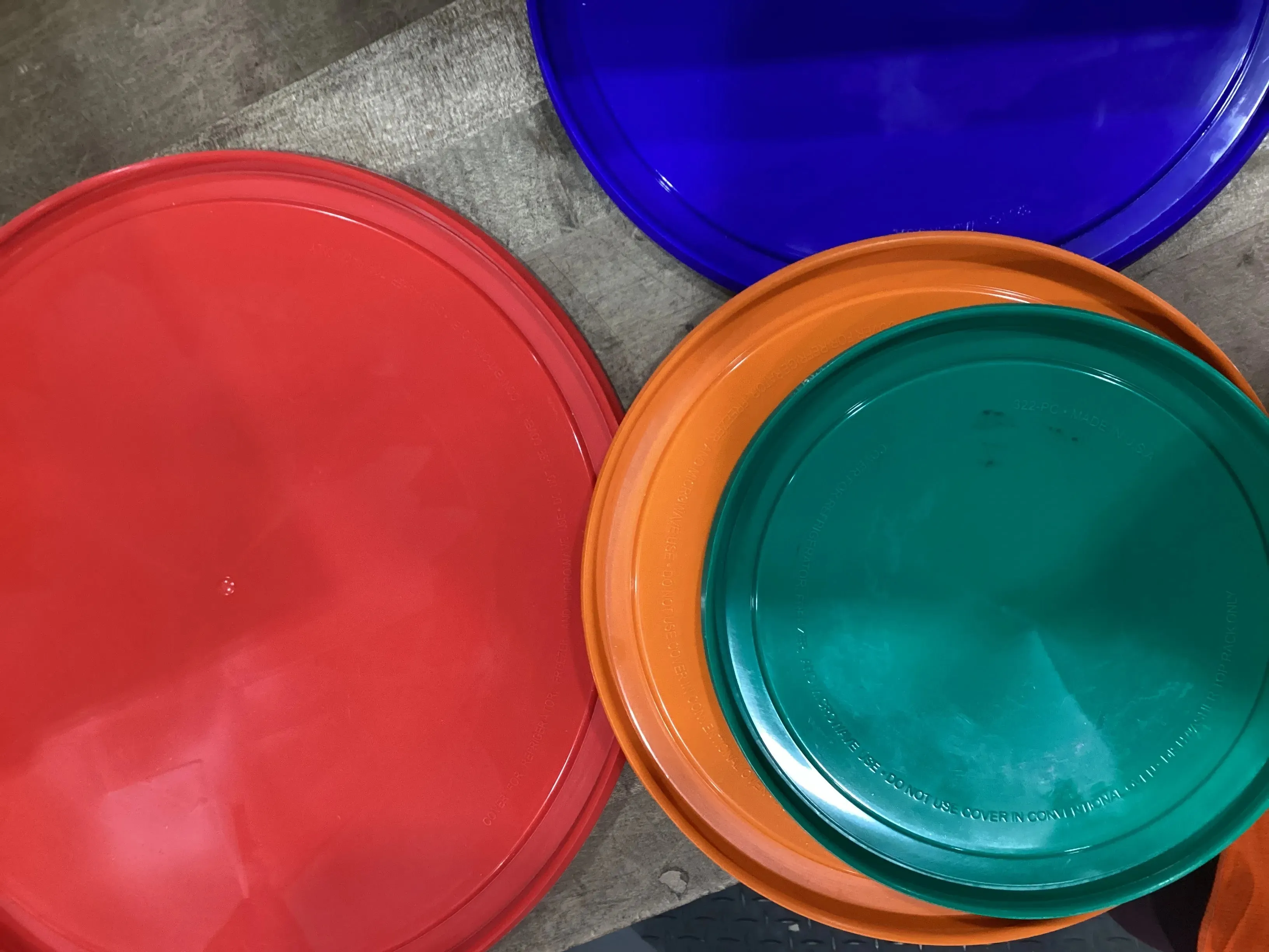 8pc Mixing Bowl Set: Multicolor Glass & Plastic