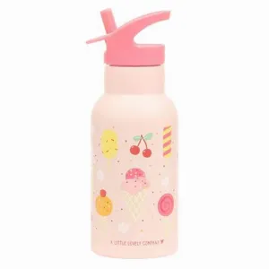 A Little Lovely Company Stainless Steel Drink Bottle: Ice-Cream