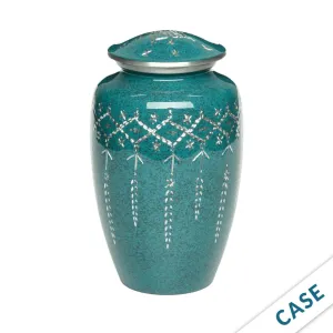 ADULT -1100- Diamond Cut Alloy Urn - Case of 6
