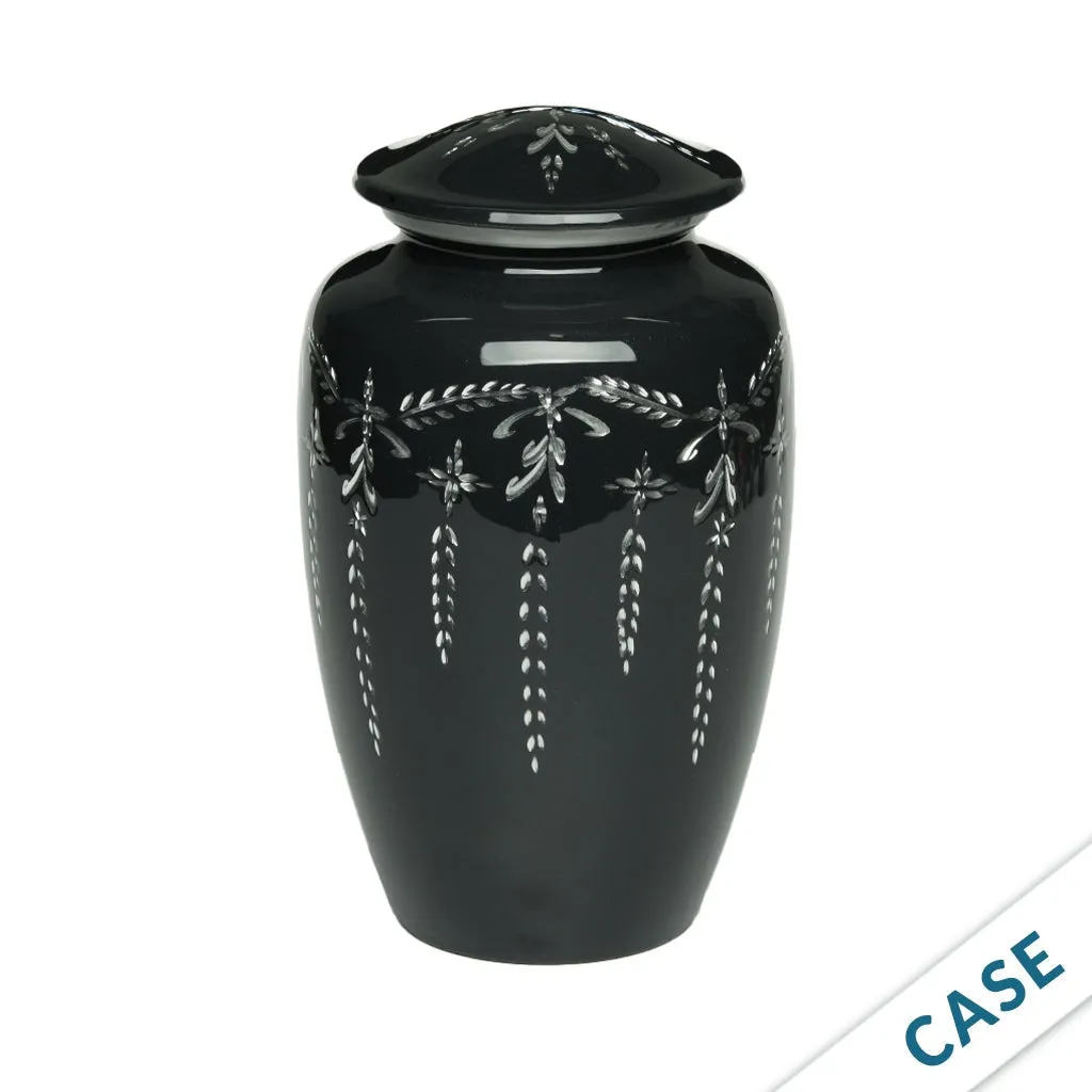 ADULT -1100- Diamond Cut Alloy Urn - Case of 6