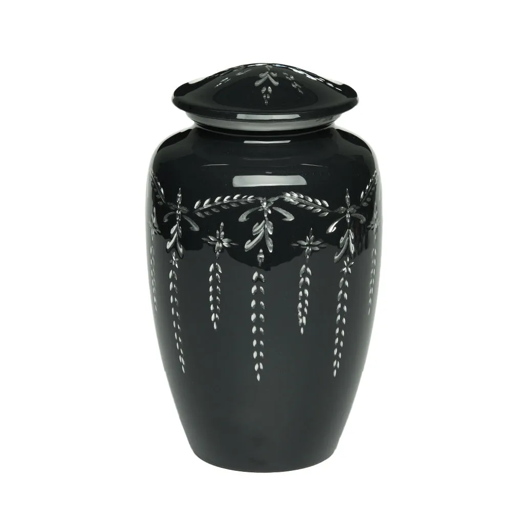 ADULT -1100- Diamond Cut Alloy Urn