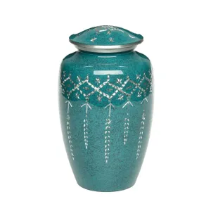 ADULT -1100- Diamond Cut Alloy Urn
