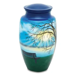 ADULT Alloy - 7521- Hand Painted Lakeside View