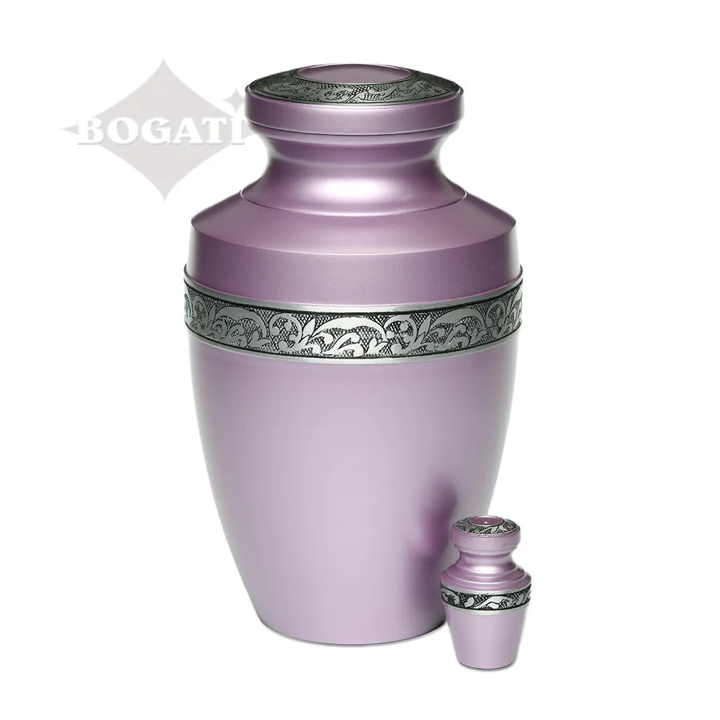 ADULT - Alloy Urn -3076- Grecian with Flowing Vine - Case of 4