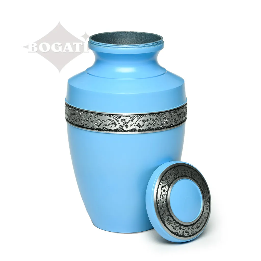 ADULT - Alloy Urn -3076- Grecian with Flowing Vine - Case of 4