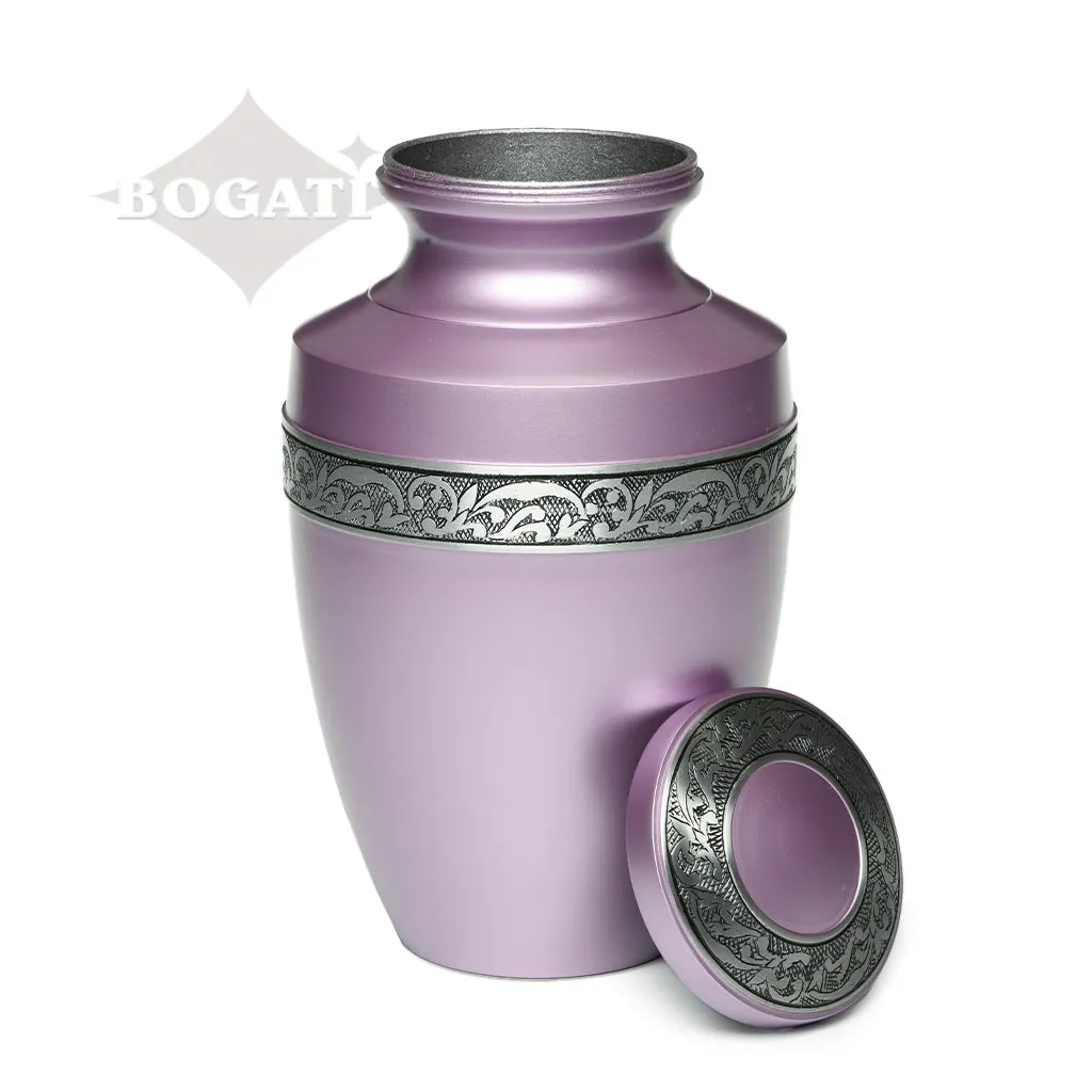 ADULT - Alloy Urn -3076- Grecian with Flowing Vine - Case of 4