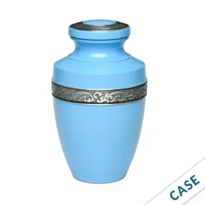 ADULT - Alloy Urn -3076- Grecian with Flowing Vine - Case of 4