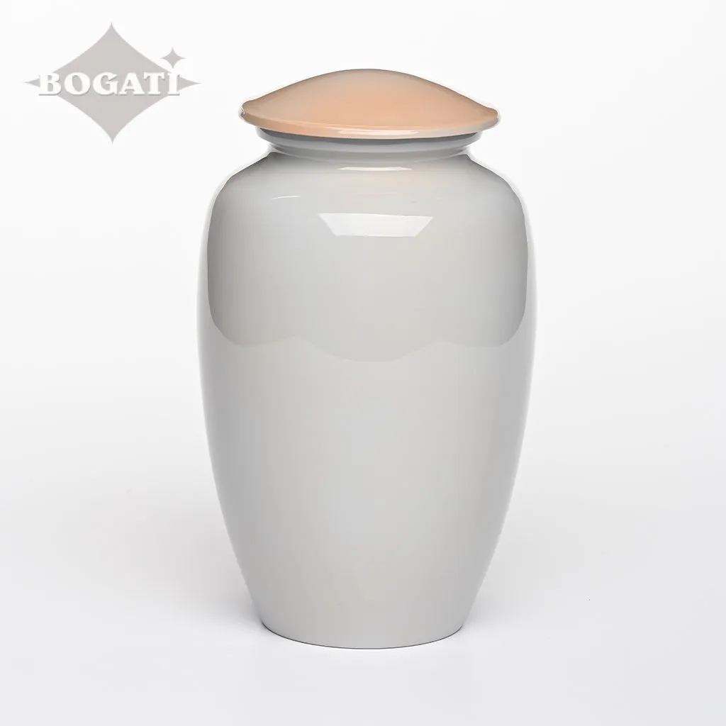 ADULT - Alloy Urn -3374-  Palm Trees at Sunset
