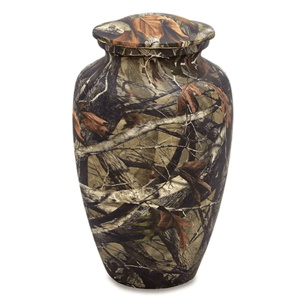 ADULT Alloy urn - Hydro-painted Camo design
