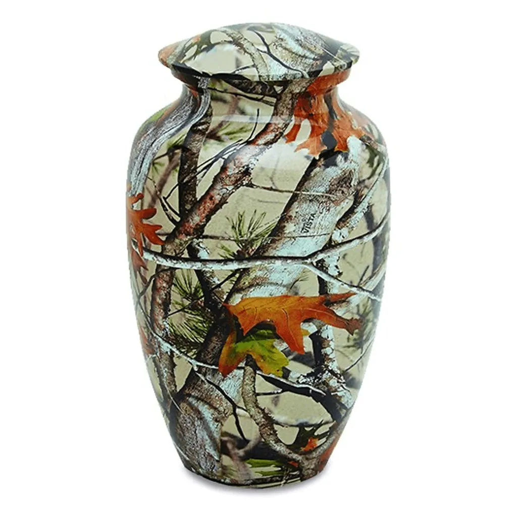 ADULT Alloy urn - Hydro-painted Camo design