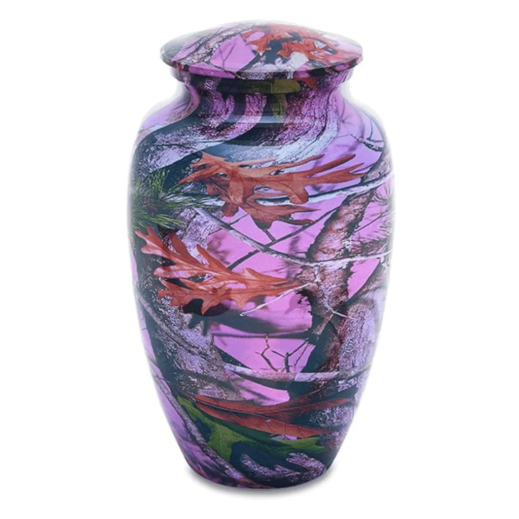 ADULT Alloy urn - Hydro-painted Camo design