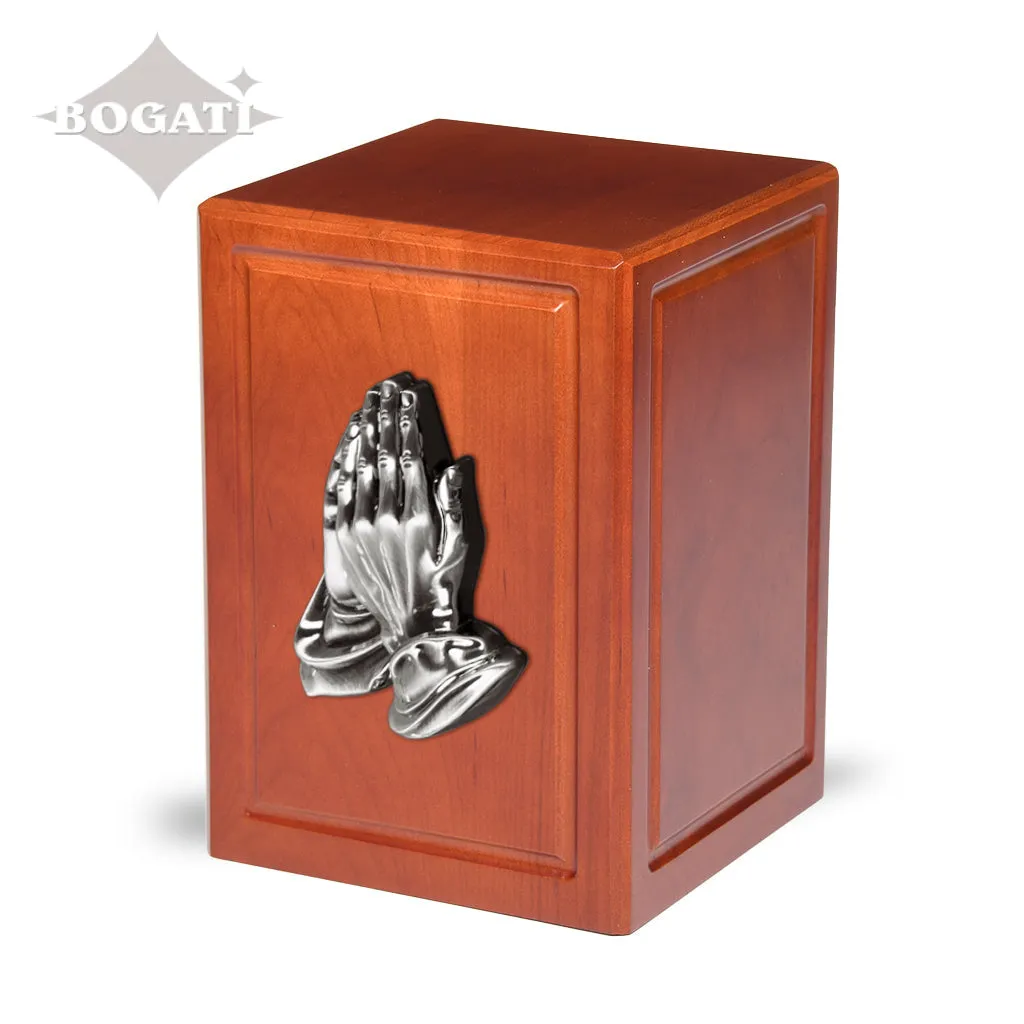 ADULT - Basswood Vertical Urn  -AW04- Spiritual Accessories