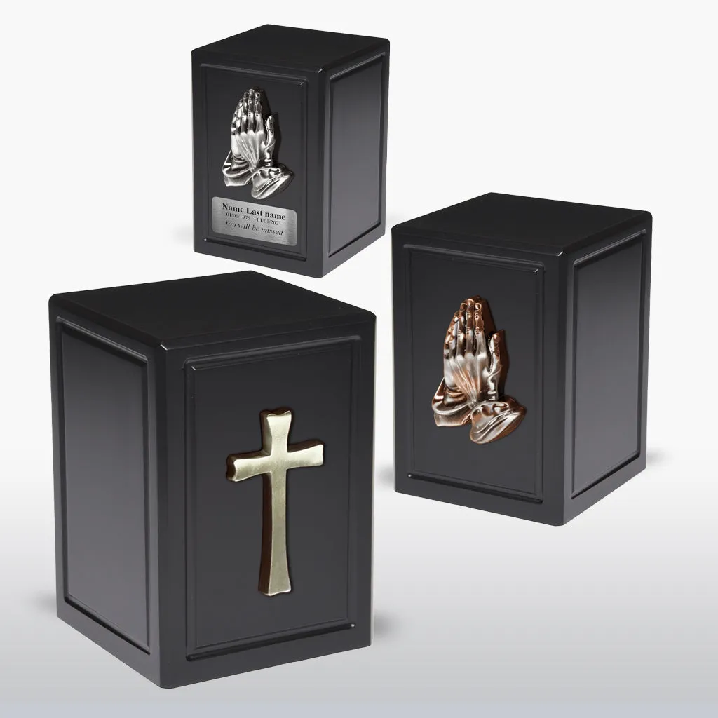 ADULT - Basswood Vertical Urn  -AW04- Spiritual Accessories