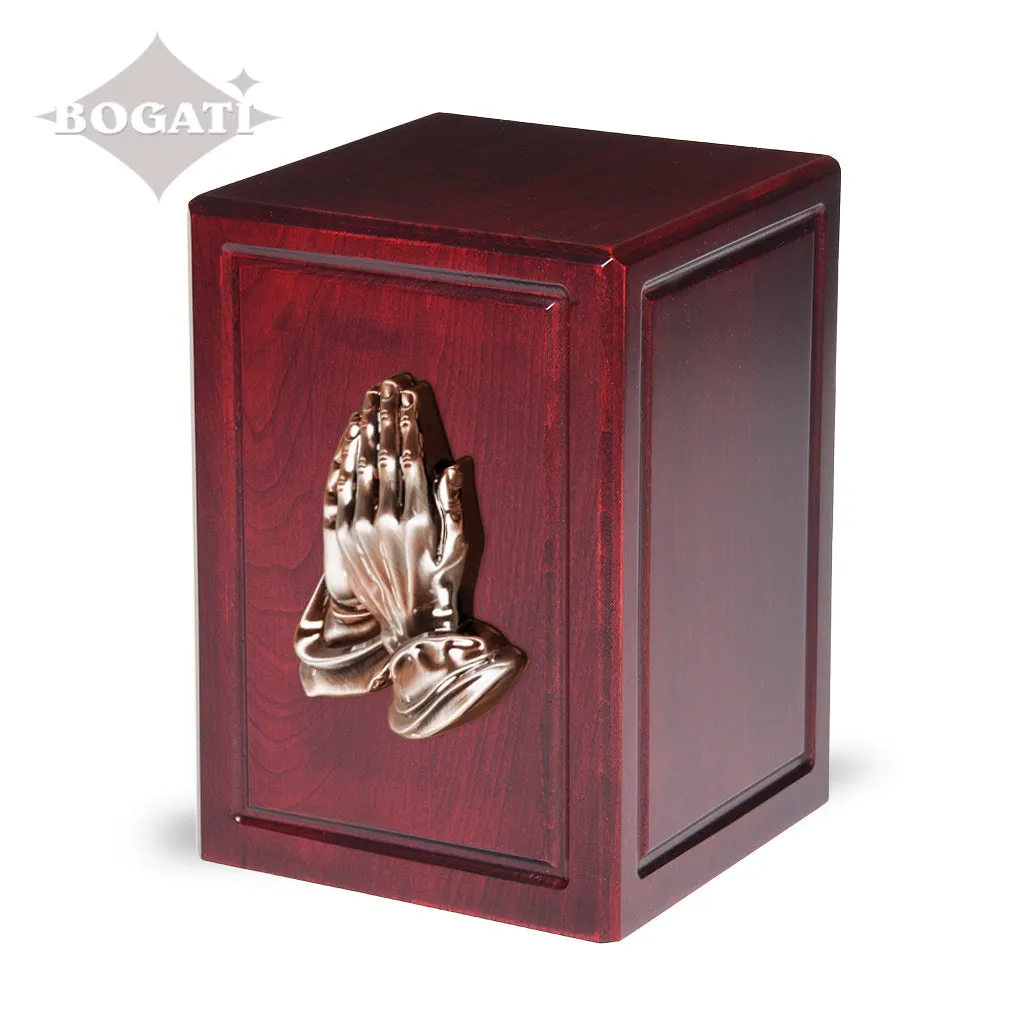 ADULT - Basswood Vertical Urn  -AW04- Spiritual Accessories
