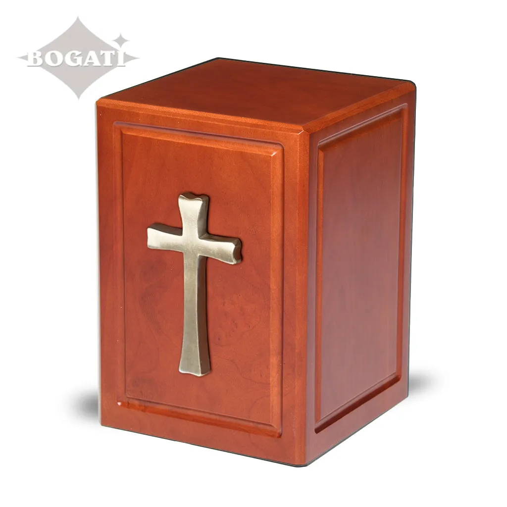 ADULT - Basswood Vertical Urn  -AW04- Spiritual Accessories