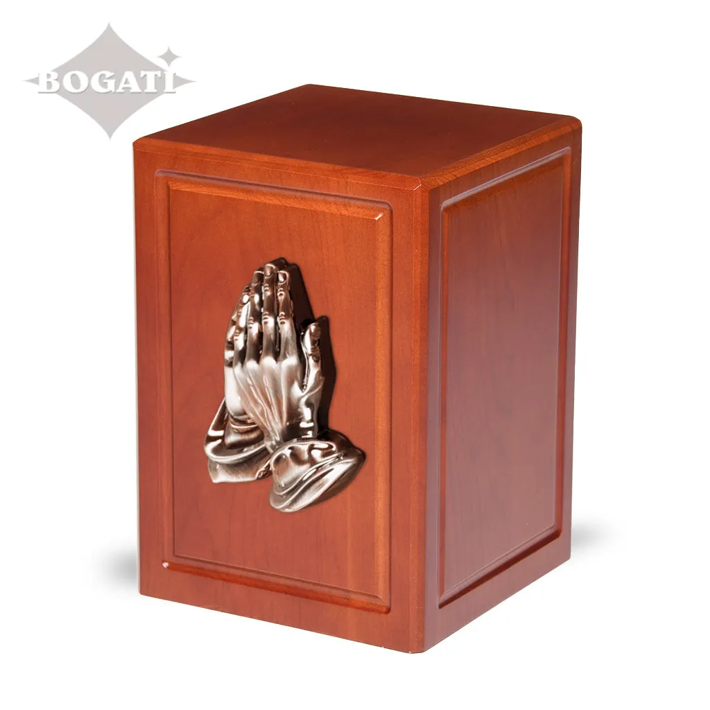 ADULT - Basswood Vertical Urn  -AW04- Spiritual Accessories