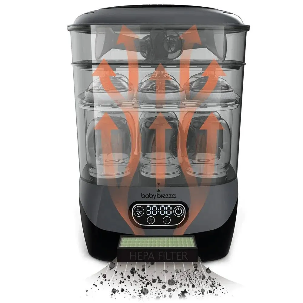 Baby Brezza Baby Bottle Sterilizer   Dryer Advanced Charcoal