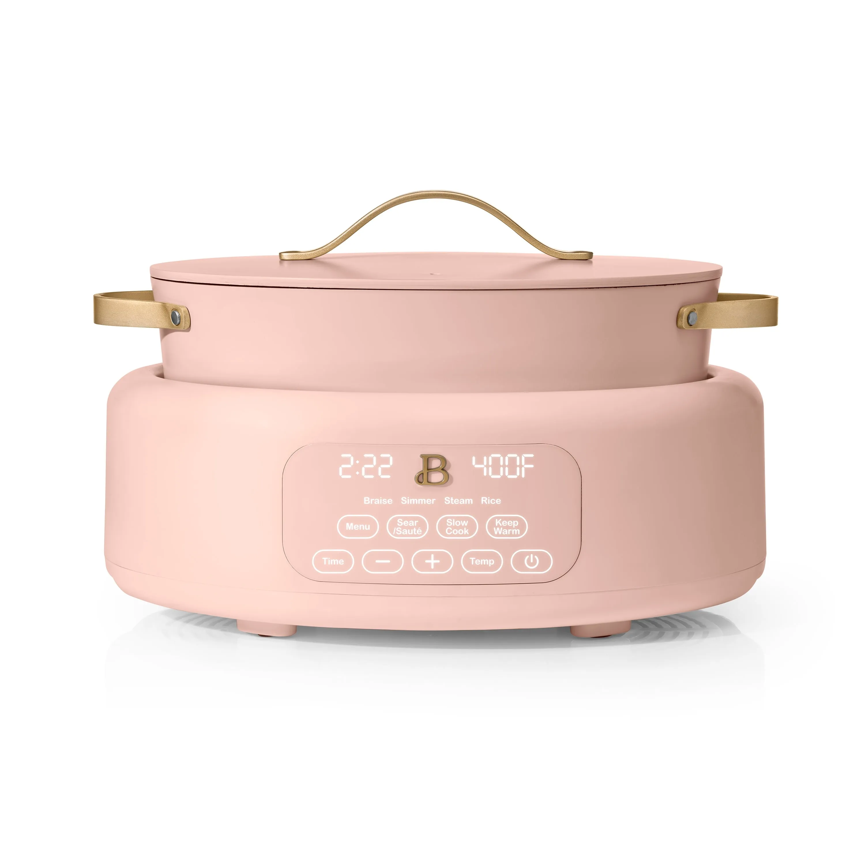 Beautiful 19773 10 in 1 6 Qt Electric Multi-Cooker, Rose by Drew Barrymore