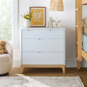Better Homes & Gardens BH4519446931 Leighton 3 Drawer Dresser, White and Natural