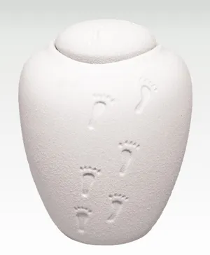 Biodegradable Oceane Burial Urn - White Quartz Sand