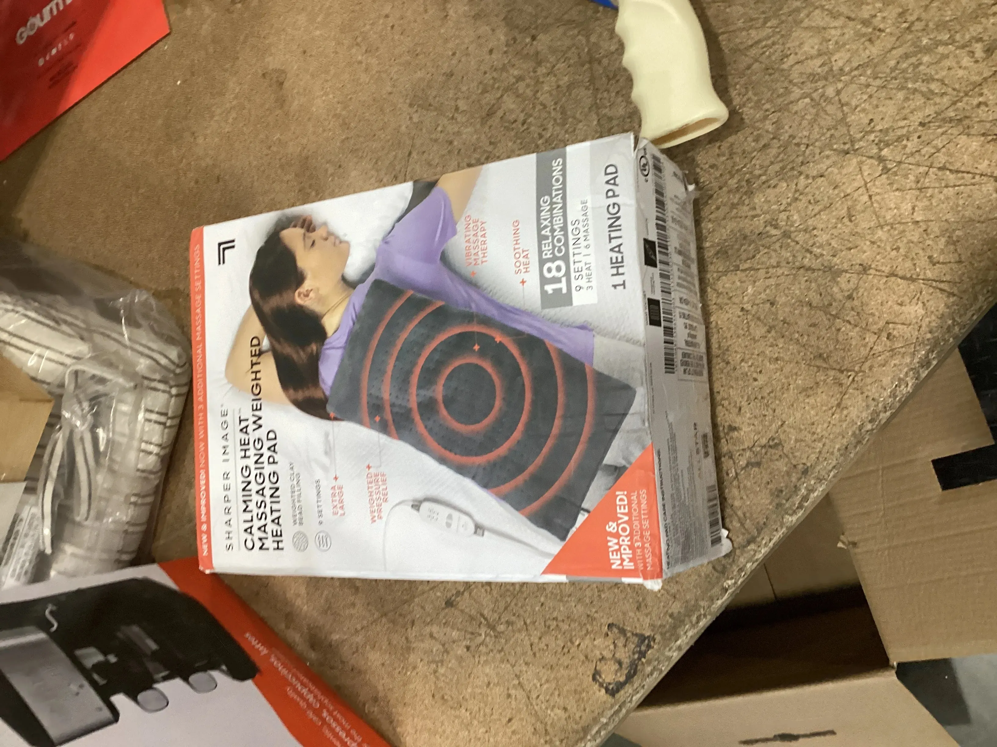 Calming Heat Massaging Weighted Electric Heating Pad