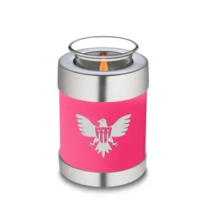 Candle Holder Embrace Bright Pink American Glory Cremation Urn