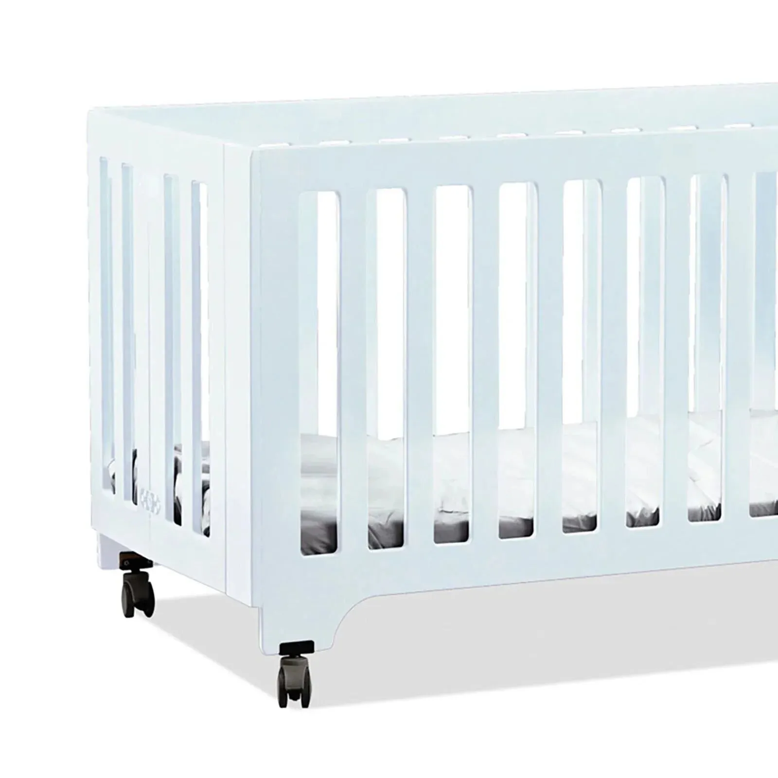 Caploonba Folding MDF Crib 60x120cm - White