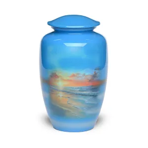CLEARANCE - ADULT - Alloy Urn -3370-  Sunset Beach